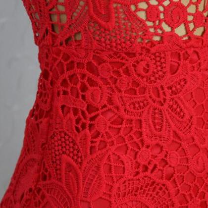 2015 European Sleeveless Lace Dress